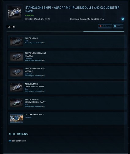 Star citizen aurora ii 2 - aurora,