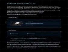 Star Citizen - RSI Zeus ES LTI